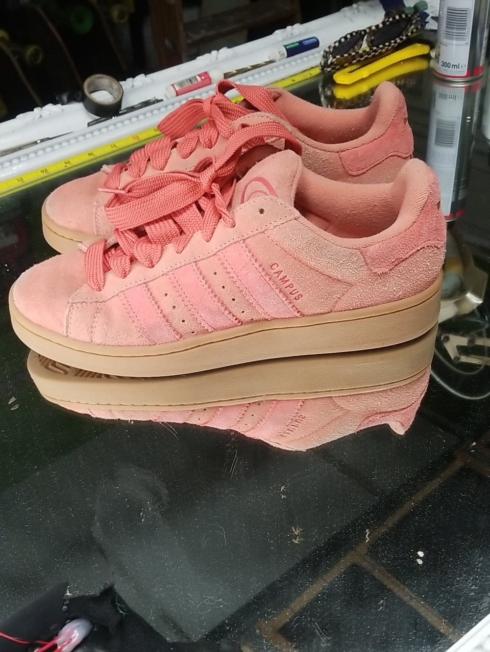 Adidas Women's Campus 00s Suede Sneakers Wonder Clay. Rare. - Picture 1 of 7